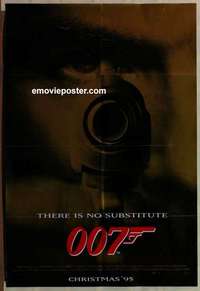 n818 GOLDENEYE advance one-sheet movie poster '95 Brosnan as James Bond