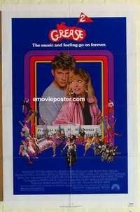 n837 GREASE 2 one-sheet movie poster '82 Michelle Pfeiffer, Max Caufield