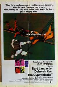 n877 GYPSY MOTHS one-sheet movie poster '69 Burt Lancaster, Frankenheimer
