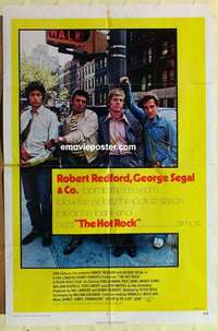 n985 HOT ROCK one-sheet movie poster '72 Robert Redford, George Segal