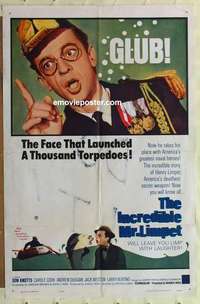 p071 INCREDIBLE MR LIMPET one-sheet movie poster '64 Don Knotts, Cook