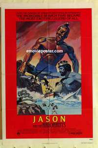 p130 JASON & THE ARGONAUTS one-sheet movie poster R78 Ray Harryhausen