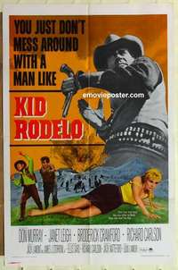 p177 KID RODELO one-sheet movie poster '66 Don Murray, Janet Leigh