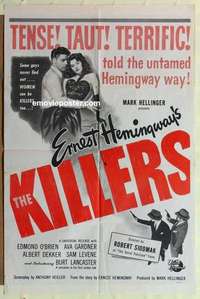 p183 KILLERS military 1sh R60s Burt Lancaster, Gardner