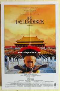 p212 LAST EMPEROR one-sheet movie poster '87 Bernardo Bertolucci epic!