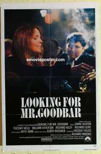 p248 LOOKING FOR MR GOODBAR one-sheet movie poster '77 Diane Keaton