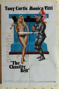 s640 ON MY WAY TO THE CRUSADES one-sheet movie poster '69 sexy Monica Vitti