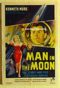 s787 MAN IN THE MOON English/Italy one-sheet movie poster '61 Kenneth More