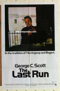 s842 LAST RUN one-sheet movie poster '71 George C. Scott, Tony Musante