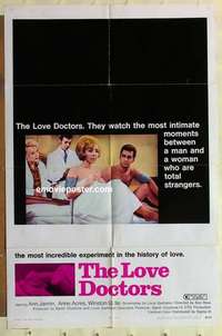 s819 LOVE DOCTORS one-sheet movie poster '69 hospital sex, Ann Jannin