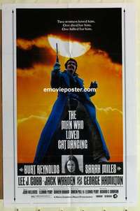 s783 MAN WHO LOVED CAT DANCING one-sheet movie poster '73 Burt Reynolds
