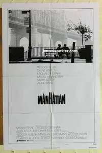 s778 MANHATTAN style B one-sheet movie poster '79 classic New York image!