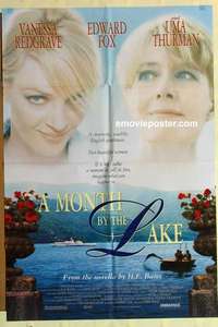 s732 MONTH BY THE LAKE one-sheet movie poster '95 Uma Thurman, Redgrave