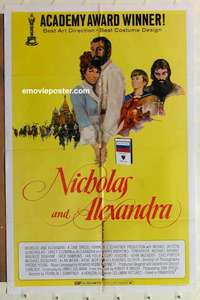 s674 NICHOLAS & ALEXANDRA one-sheet movie poster '72 Michael Redgrave