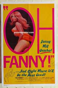 s650 OH FANNY one-sheet movie poster '75 super sexy Mindy Wilson!