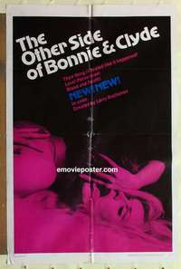 s622 OTHER SIDE OF BONNIE & CLYDE one-sheet movie poster '68 revealed!