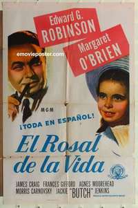 s621 OUR VINES HAVE TENDER GRAPES Spanish/U.S. one-sheet movie poster '45 Robinson