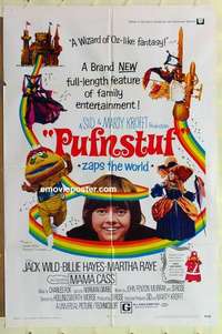 s540 PUFNSTUF one-sheet movie poster '70 Sid & Marty Krofft musical!