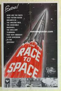 s533 RACE TO SPACE 1sh '59 incredible machines!