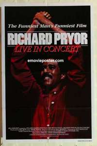 s502 RICHARD PRYOR: LIVE IN CONCERT one-sheet movie poster '79 stand up!