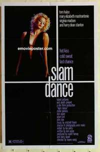 s390 SLAMDANCE one-sheet movie poster '87 Virginia Madsen