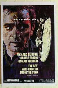 s345 SPY WHO CAME IN FROM THE COLD international style one-sheet movie poster '65 Burton