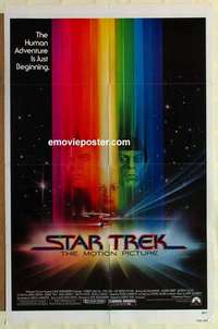 s339 STAR TREK one-sheet movie poster '79 Shatner, Nimoy, Bob Peak art!