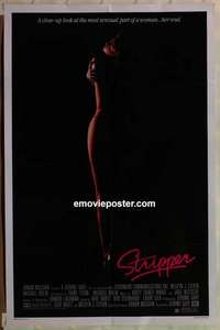 s313 STRIPPER one-sheet movie poster '85 sexy most sensual image!