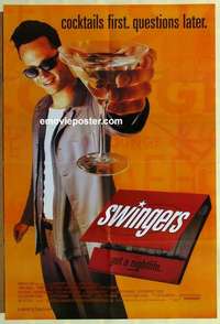 s284 SWINGERS one-sheet movie poster '96 Vince Vaughn, Doug Liman