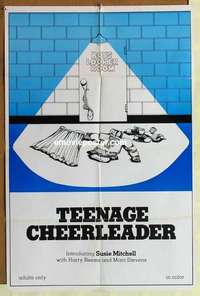s261 TEENAGE CHEERLEADER one-sheet movie poster '74 Harry Reems, great art!