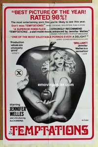 s253 TEMPTATIONS one-sheet movie poster '76 Jennifer Welles