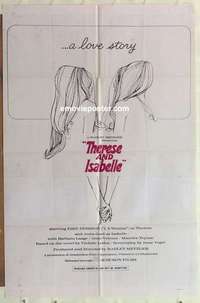 s232 THERESE & ISABELLE one-sheet movie poster '68 Radley Metzger, Persson