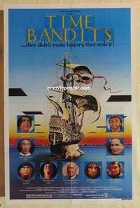 s212 TIME BANDITS one-sheet movie poster '81 John Cleese, Sean Connery