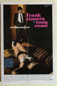 s200 TONY ROME one-sheet movie poster '67 Frank Sinatra, Jill St. John
