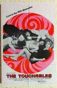 s192 TOUCHABLES one-sheet movie poster '68 fifth dimension sex!