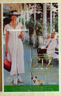 s146 UTZ one-sheet movie poster '92 Mueller-Stahl, Brenda Fricker