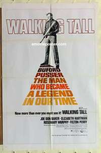 s119 WALKING TALL one-sheet movie poster '73 Joe Don Baker, classic!
