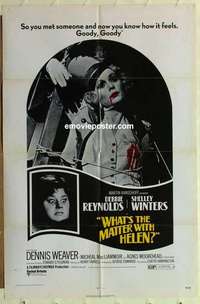 s092 WHAT'S THE MATTER WITH HELEN one-sheet movie poster '71 Debbie Reynolds