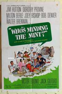 s066 WHO'S MINDING THE MINT one-sheet movie poster '67 Jack Rickard art!