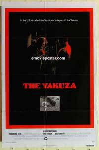 s026 YAKUZA #1 one-sheet movie poster '75 Robert Mitchum, Paul Schrader