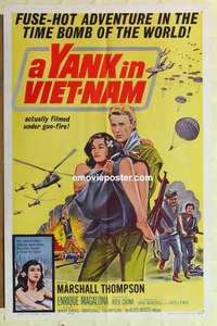 s024 YANK IN VIET-NAM one-sheet movie poster '64 Marshall Thompson