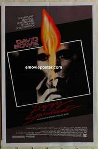 s003 ZIGGY STARDUST one-sheet movie poster '83 glitter rock, David Bowie