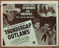 w064 BAD MEN OF THUNDER GAP movie title lobby card R47 Thundergap Outlaws!