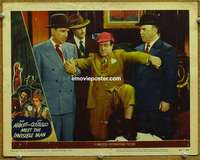 w366 ABBOTT & COSTELLO MEET THE INVISIBLE MAN movie lobby card #3 '51