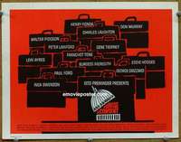 w047 ADVISE & CONSENT movie title lobby card '62 classic Saul Bass artwork!