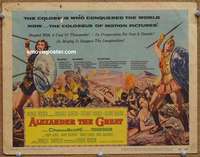 w048 ALEXANDER THE GREAT movie title lobby card '56 Richard Burton, March