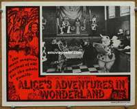 w384 ALICE'S ADVENTURES IN WONDERLAND Aust movie lobby card '72 live!