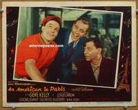 w392 AMERICAN IN PARIS movie lobby card #4 '51 Kelly, Levant, Guetary