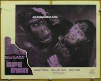 w406 APE MAN movie lobby card R49 great Bela Lugosi & monster c/u!