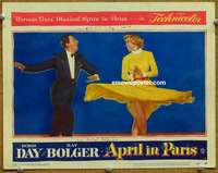 w409 APRIL IN PARIS movie lobby card #5 '53 Doris Day, Ray Bolger